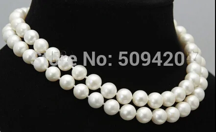Free Shipping >>woman's gift 2 rows 11-12mm White fresh water akoay round pearl necklace
Free Shipping >>woman's gift 2 rows 11-12mm White fresh water akoay round pearl necklace