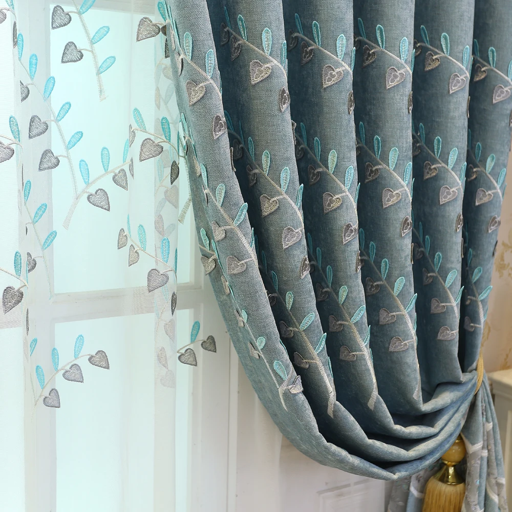 European Emboss Embroidery Blackout Curtains For Bedroom Window Curtains For Living Room Elegant Drapes European Curtains p249#2
European Emboss Embroidery Blackout Curtains For Bedroom Window Curtains For Living Room Elegant Drapes European Curtains p249#2