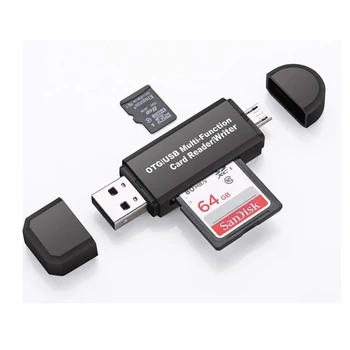 2 In 1 USB OTG Card Reader Flash Drive High-speed USB2.0 Universal OTG TF/SD Card for Android phone Computer Extension Headers
2 In 1 USB OTG Card Reader Flash Drive High-speed USB2.0 Universal OTG TF/SD Card for Android phone Computer Extension Headers