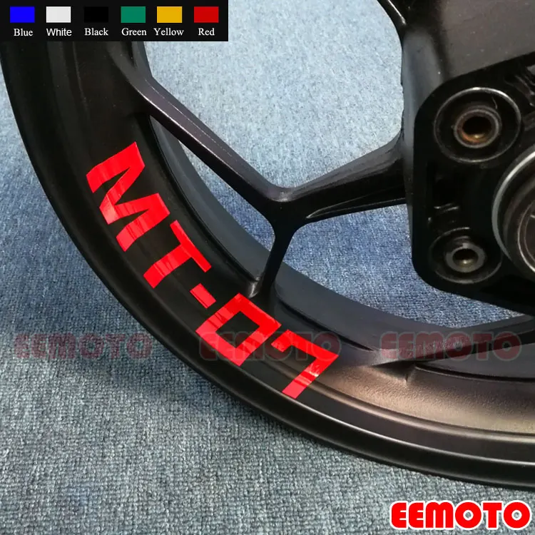 8 X Custom Iner Rims Decals Wheels Reflective Stickers Stripes Waterproof Motorcycle Motor Bike For YAMAHA MT-07 MT07
8 X Custom Iner Rims Decals Wheels Reflective Stickers Stripes Waterproof Motorcycle Motor Bike For YAMAHA MT-07 MT07
