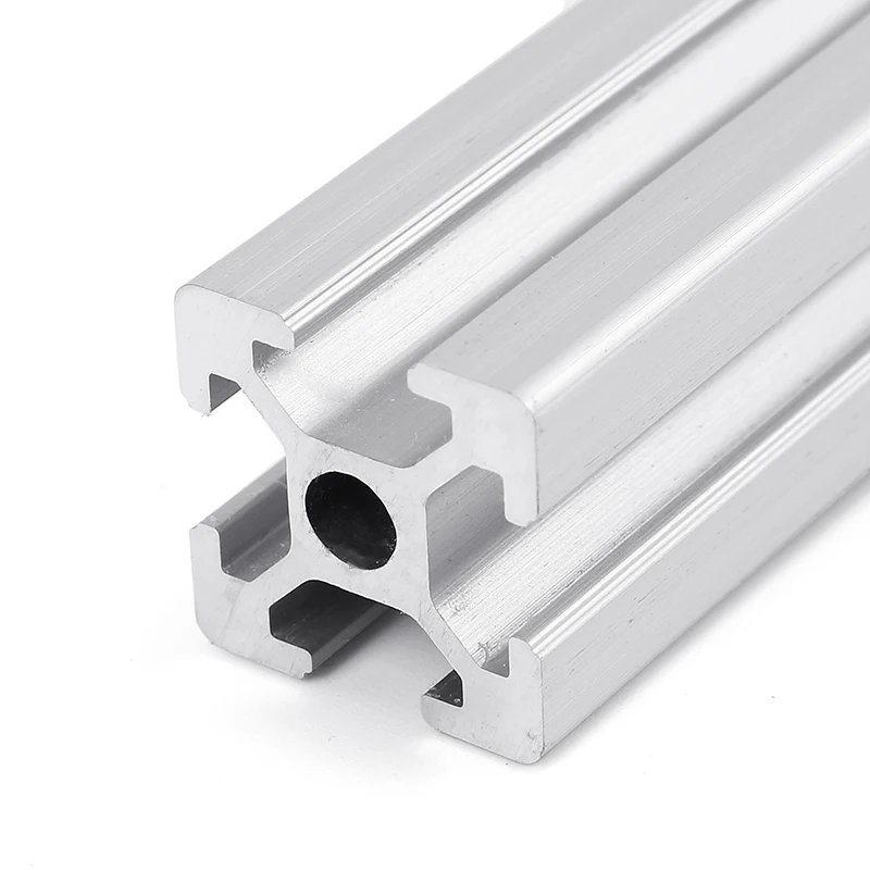 

Silver 600mm Length 2020 T-Slot Aluminum Profiles Extrusion Frame for CNC 3D Printer Plasma Laser Stand Furniture