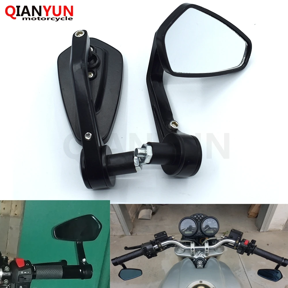 Universal motorcycle mirror handle rod end mirror black 7/8" 22mm For Honda CBR500R CB500F CB500X CBR600 CBR300R CBR900RR
Universal motorcycle mirror handle rod end mirror black 7/8" 22mm For Honda CBR500R CB500F CB500X CBR600 CBR300R CBR900RR