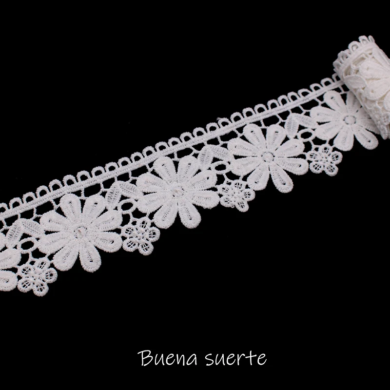 Buena Suerte 1y/2y High Quality 2018 New 5.5cm Daisy Flower Embroidery Lace Ribbon Fabric Sew DIY Handmade Accessories TM108
Buena Suerte 1y/2y High Quality 2018 New 5.5cm Daisy Flower Embroidery Lace Ribbon Fabric Sew DIY Handmade Accessories TM108
