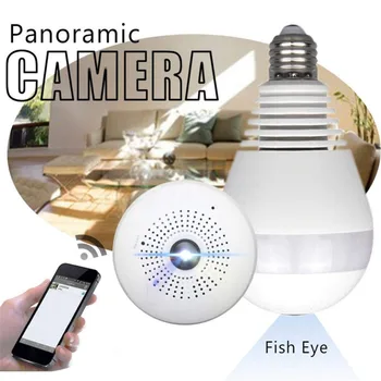 Wireless Wifi Light Camera Bulb IP 360 Panoramic Night Vision Infrared Motion Detection 360 Video Camera Surveillance Home Cams
Wireless Wifi Light Camera Bulb IP 360 Panoramic Night Vision Infrared Motion Detection 360 Video Camera Surveillance Home Cams