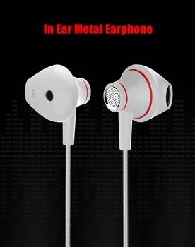 JEELOCK In Ear 3.5 Extra Sensitivity Wire Earphone with Microphone Metal Subwoofer for Computer PC Gaming Headset Sport Earphone
JEELOCK In Ear 3.5 Extra Sensitivity Wire Earphone with Microphone Metal Subwoofer for Computer PC Gaming Headset Sport Earphone