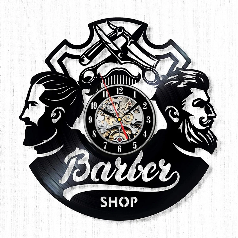 Barber Shop Wall Clock Modern Design Hairdresser Barbershop Vinyl Record Clocks Wall Watch Home Decor For Barber Salon
Barber Shop Wall Clock Modern Design Hairdresser Barbershop Vinyl Record Clocks Wall Watch Home Decor For Barber Salon