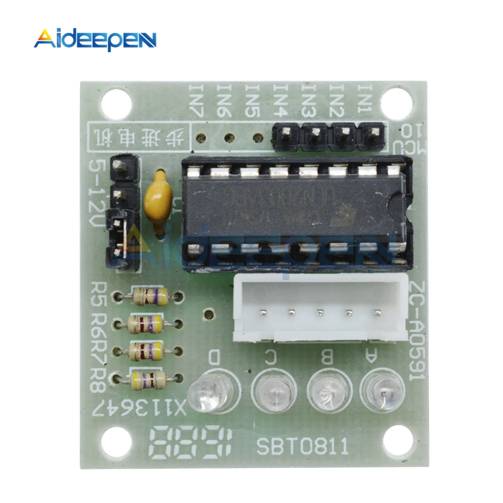 5Pcs High-power ULN2003 Stepper Motor Driver Board Test Module 28BYJ-48 5V 12V for Arduino
5Pcs High-power ULN2003 Stepper Motor Driver Board Test Module 28BYJ-48 5V 12V for Arduino