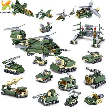 401PCS 16 IN 1 Military Transport Helicopter Building Blocks Army Vehicle Tank Trucks Educational Toys For Children
401PCS 16 IN 1 Military Transport Helicopter Building Blocks Army Vehicle Tank Trucks Educational Toys For Children