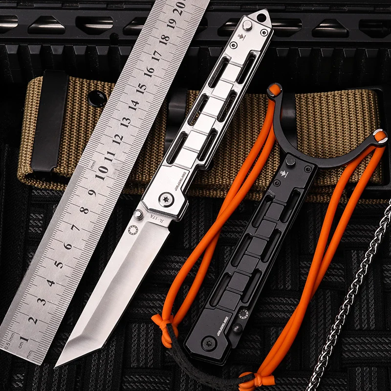 Outdoor Multi-function Pocket Knife Catapult Hunting EDC Tool Tactical Combat Fold Blade Steel Slingshot Knives Survival Knife
Outdoor Multi-function Pocket Knife Catapult Hunting EDC Tool Tactical Combat Fold Blade Steel Slingshot Knives Survival Knife