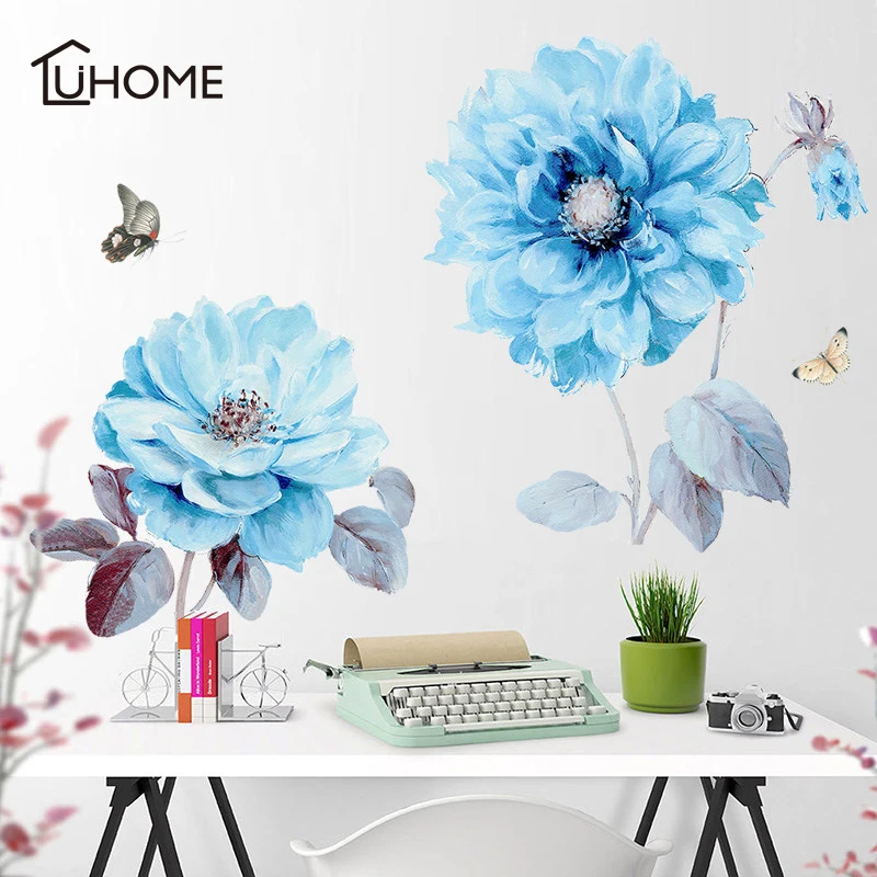 Large 3D Blue Flower Living Room Decoration Vinyl Wall Stickers DIY Modern Bedroom Home Decor Poster DIY Wall Art
Large 3D Blue Flower Living Room Decoration Vinyl Wall Stickers DIY Modern Bedroom Home Decor Poster DIY Wall Art