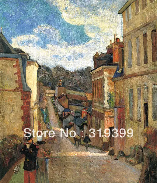 Paul Gauguin Street Landscape Oil Painting Reproduction on Linen canvas,Rue Jouvenet in Rouen,Free DHL Ship,Museum Quality
Paul Gauguin Street Landscape Oil Painting Reproduction on Linen canvas,Rue Jouvenet in Rouen,Free DHL Ship,Museum Quality