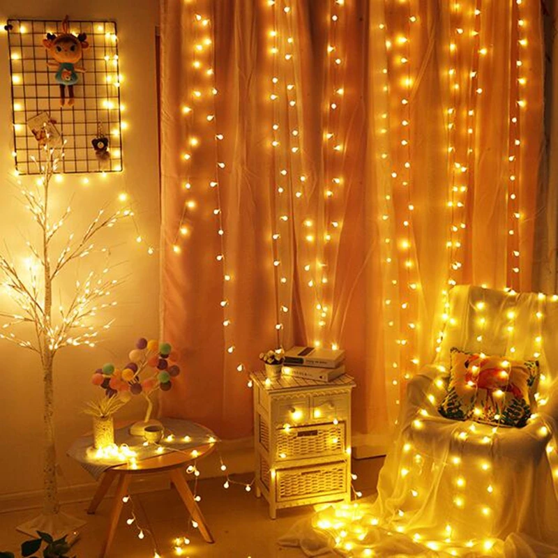 10M 33FT 70 LEDs Ball String Lights 110V 220V Holiday Decoration Lamp Festival Christmas Lights Outdoor Waterproof Lighting
10M 33FT 70 LEDs Ball String Lights 110V 220V Holiday Decoration Lamp Festival Christmas Lights Outdoor Waterproof Lighting