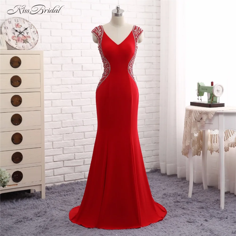 Red Evening Dress 2017 Vestido de Festa Mermaid V Neck Short Cap Sleeve Long Formal Party Prom Gown Abendkleider Robe de Soiree
Red Evening Dress 2017 Vestido de Festa Mermaid V Neck Short Cap Sleeve Long Formal Party Prom Gown Abendkleider Robe de Soiree