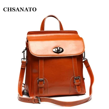 CHSANATO Designe Women's Backpacks Female Leather Backpack Women Schoolbag For Girls Small Shoulder Travel Mochila Bolsa
CHSANATO Designe Women's Backpacks Female Leather Backpack Women Schoolbag For Girls Small Shoulder Travel Mochila Bolsa
