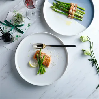 NIMITIME Ceramic New Bone China Large Dish Home European Style 10 Inch Western Steak Dinner Plate Tableware
NIMITIME Ceramic New Bone China Large Dish Home European Style 10 Inch Western Steak Dinner Plate Tableware