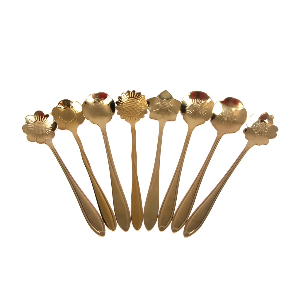 Stainless Steel Spoon Mini Teaspoon Cute Flower Coffee Spoon Soup Dessert Spoon Kitchen Tools High Quality Dessert Tableware
Stainless Steel Spoon Mini Teaspoon Cute Flower Coffee Spoon Soup Dessert Spoon Kitchen Tools High Quality Dessert Tableware