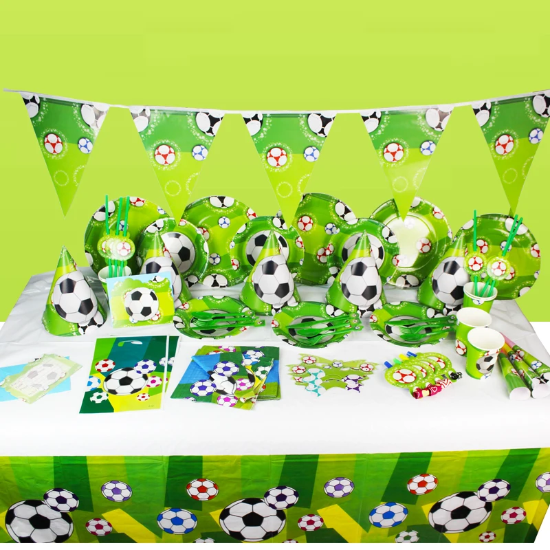 Baby Shower Football Theme 20 kids Set Birthday Party Tablecloth Napkins Decoration Soccer Style Cups Plates Tableware 61pcs/lot
Baby Shower Football Theme 20 kids Set Birthday Party Tablecloth Napkins Decoration Soccer Style Cups Plates Tableware 61pcs/lot