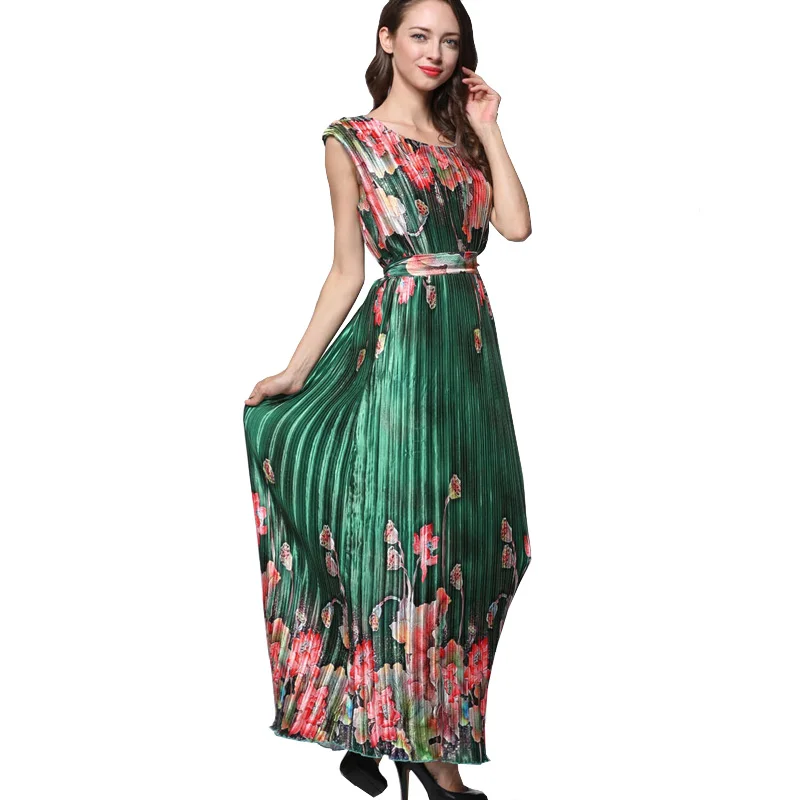 Фото Милые летние платья больших размеров для женщин изумруд большой - купить
