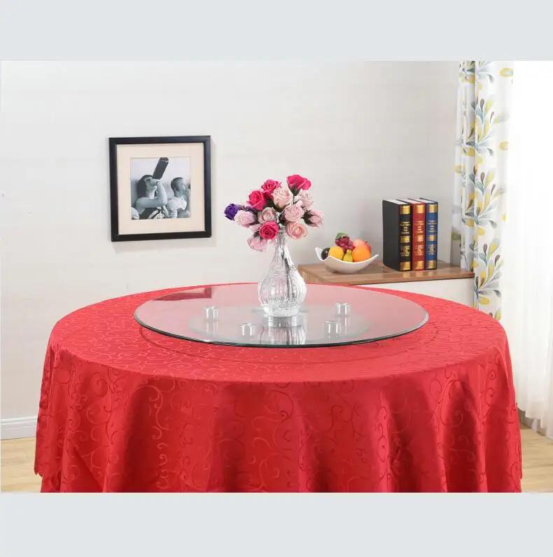 Glass Lazy Susan Glass Dining Table Top Turntable Swivel Plate_0009