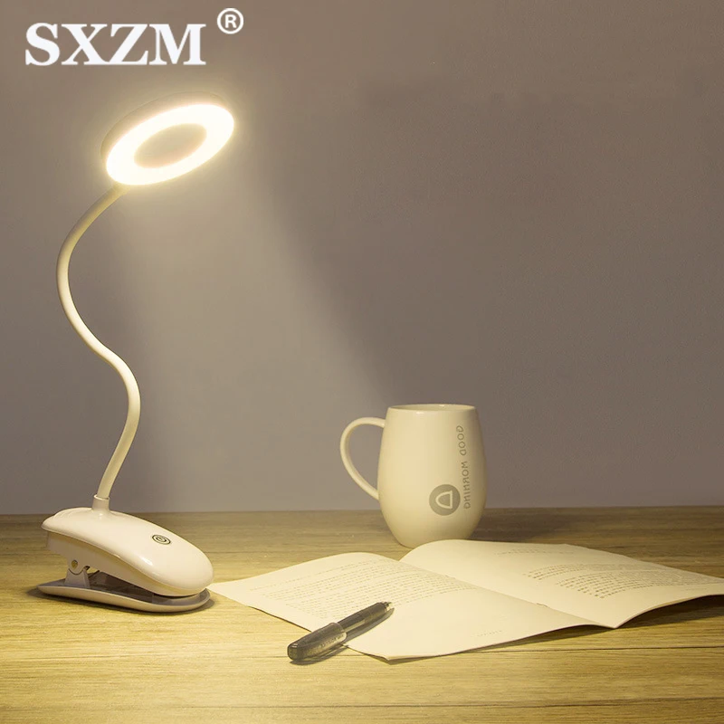 LED Desk Lamp On/Off Switch USB Rechargeable Clip Desk Lamp 3 Modes Eye Protection Led Dimmer Table Lamp Reading Lighting 
LED Desk Lamp On/Off Switch USB Rechargeable Clip Desk Lamp 3 Modes Eye Protection Led Dimmer Table Lamp Reading Lighting