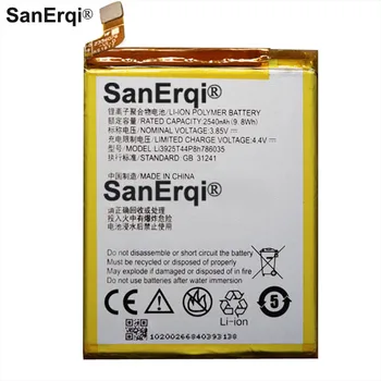 3.85V 2540mAh Li3925T44P8h786035 For ZTE Blade BA910 A910 A512 BV0701 Battery SanErqi
3.85V 2540mAh Li3925T44P8h786035 For ZTE Blade BA910 A910 A512 BV0701 Battery SanErqi