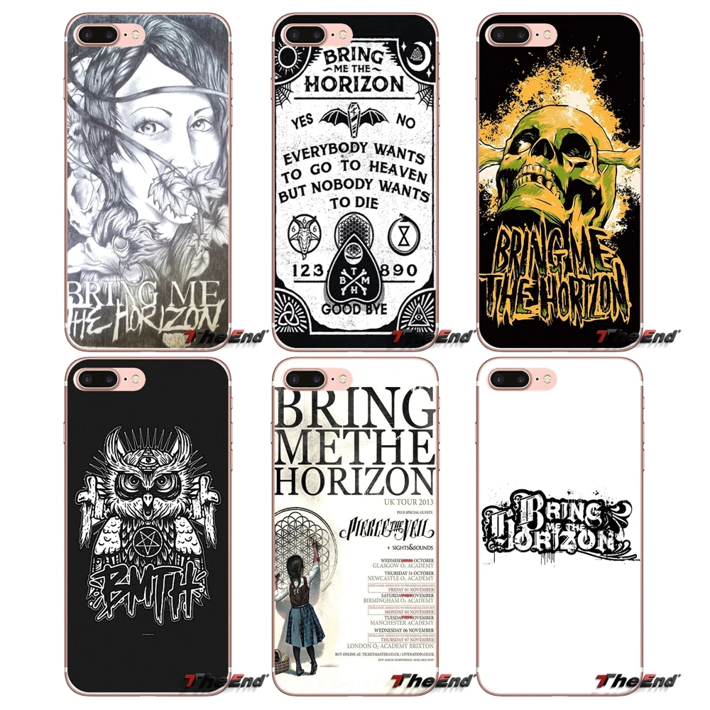 Для мобильных телефонов с надписью Bring Me The Horizon для Apple IPhone X 4 4S 5 5S SE 5C 6 6s 7 8 плюс Plus