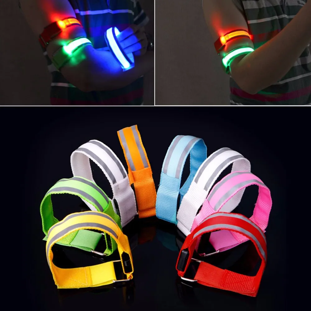 HBB New Reflective LED Light Arm Armband Strap Safety Belt For Night Running Cycling
HBB New Reflective LED Light Arm Armband Strap Safety Belt For Night Running Cycling