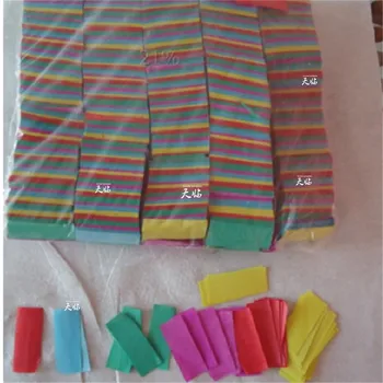 20kg / lot 5*2cm Rectangle Mixed Color Tissue paper confetti paper for wedding decoration/Party Event / Festival Celebration
20kg / lot 5*2cm Rectangle Mixed Color Tissue paper confetti paper for wedding decoration/Party Event / Festival Celebration