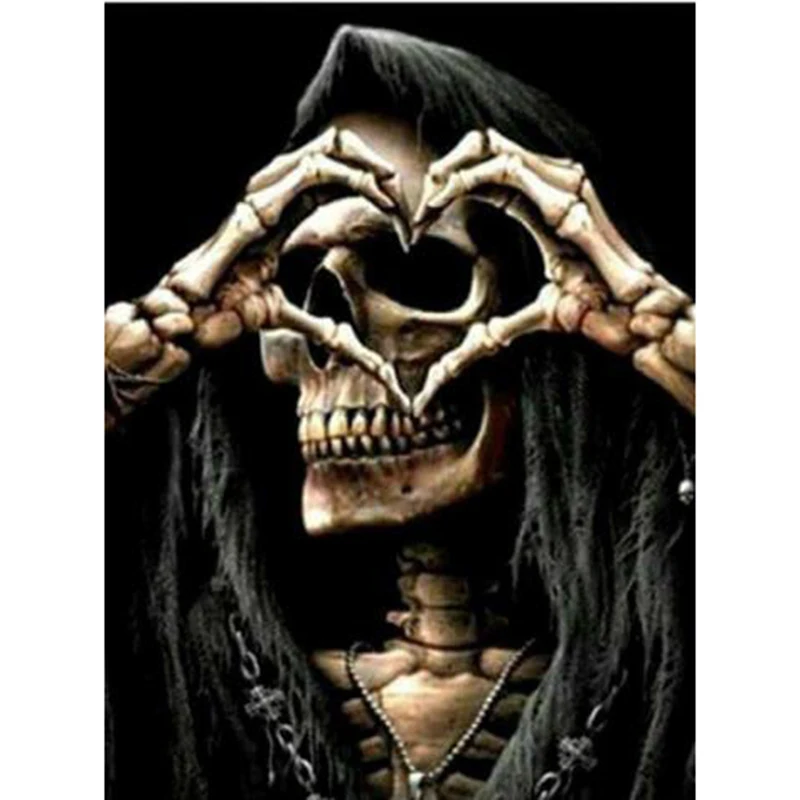 NEW 5d DIY Diamond Painting Skull Picture Of Rhinestones Mosaic Diamond Embroidery Heart Decoration Home decor L1124
NEW 5d DIY Diamond Painting Skull Picture Of Rhinestones Mosaic Diamond Embroidery Heart Decoration Home decor L1124