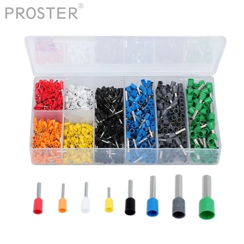 Proster 1200 pcs Terminal Wire Connectors Terminals Connector Kit 22-10 A.W.G, 0.25-6.0mm2 Cord Pin End Terminal
Proster 1200 pcs Terminal Wire Connectors Terminals Connector Kit 22-10 A.W.G, 0.25-6.0mm2 Cord Pin End Terminal