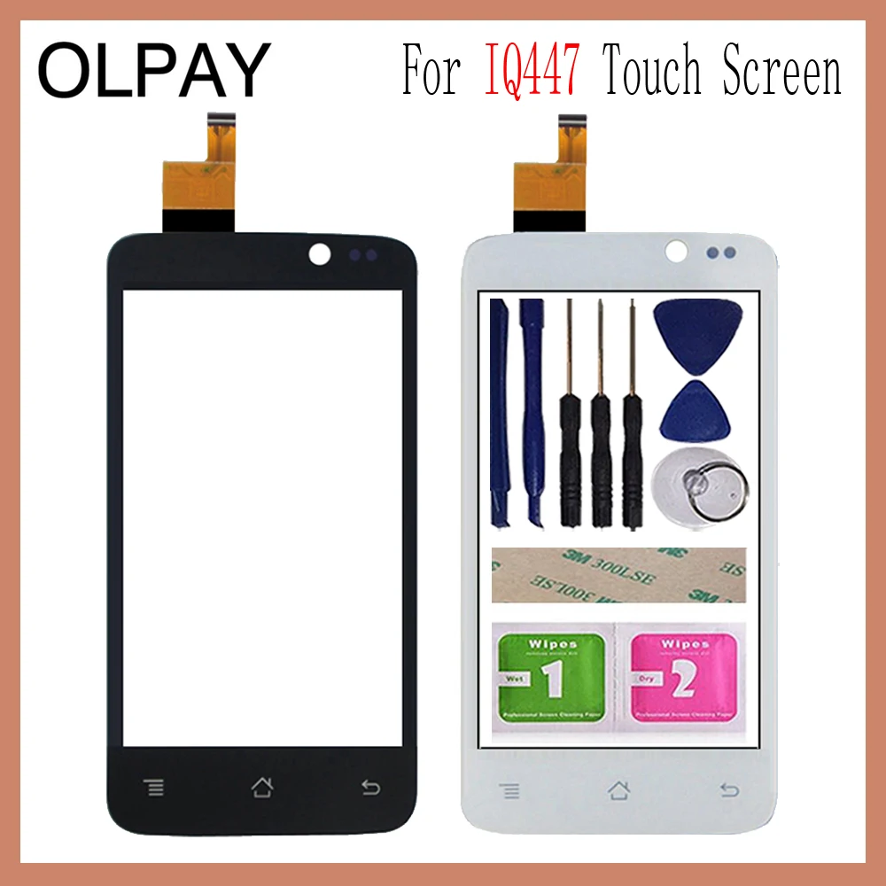 OLPAY 4.0" Mobile Touch Screen For Fly IQ447 Touch Screen Digitizer Sensor Front Outer Glass Sensor Panel + Protector Film
OLPAY 4.0" Mobile Touch Screen For Fly IQ447 Touch Screen Digitizer Sensor Front Outer Glass Sensor Panel + Protector Film