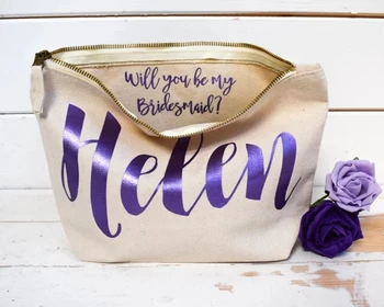 personalized text name wedding birthday gifts bride bridesmaid comestic vanity Bags, Unique Gift for Bridal Party Bags
personalized text name wedding birthday gifts bride bridesmaid comestic vanity Bags, Unique Gift for Bridal Party Bags