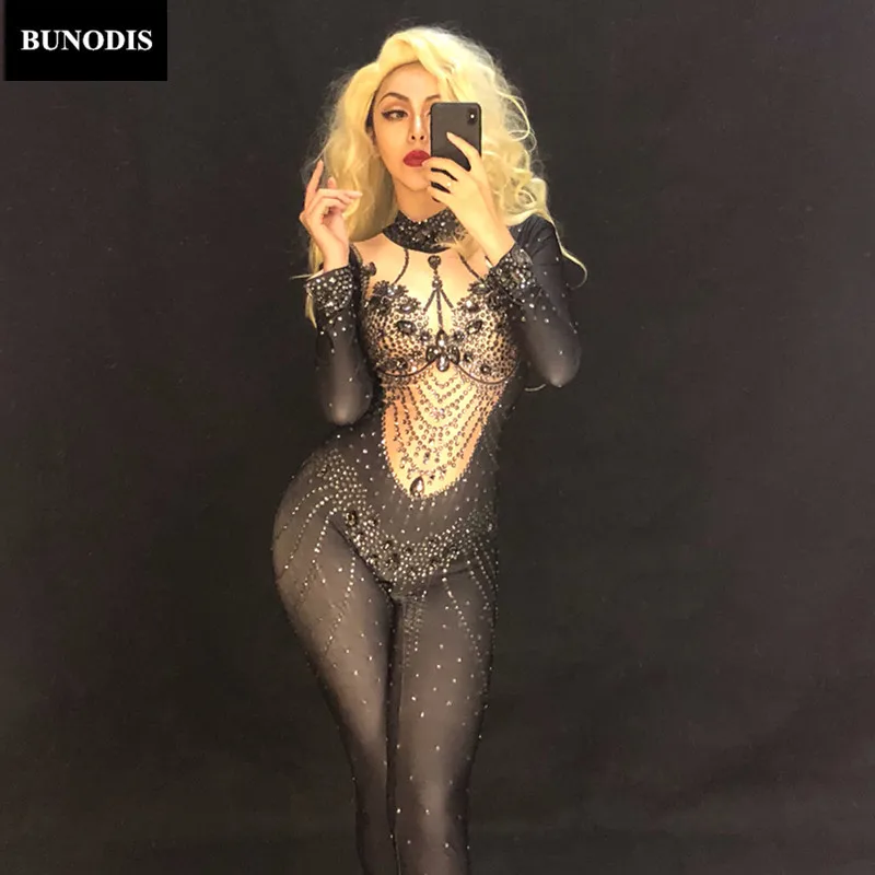 ZD352 Classic Series Women Sexy Jumpsuit Big Diamond Sparkling Crystals Nightclub Party Stage Wear Show Time Bling Costumes
ZD352 Classic Series Women Sexy Jumpsuit Big Diamond Sparkling Crystals Nightclub Party Stage Wear Show Time Bling Costumes