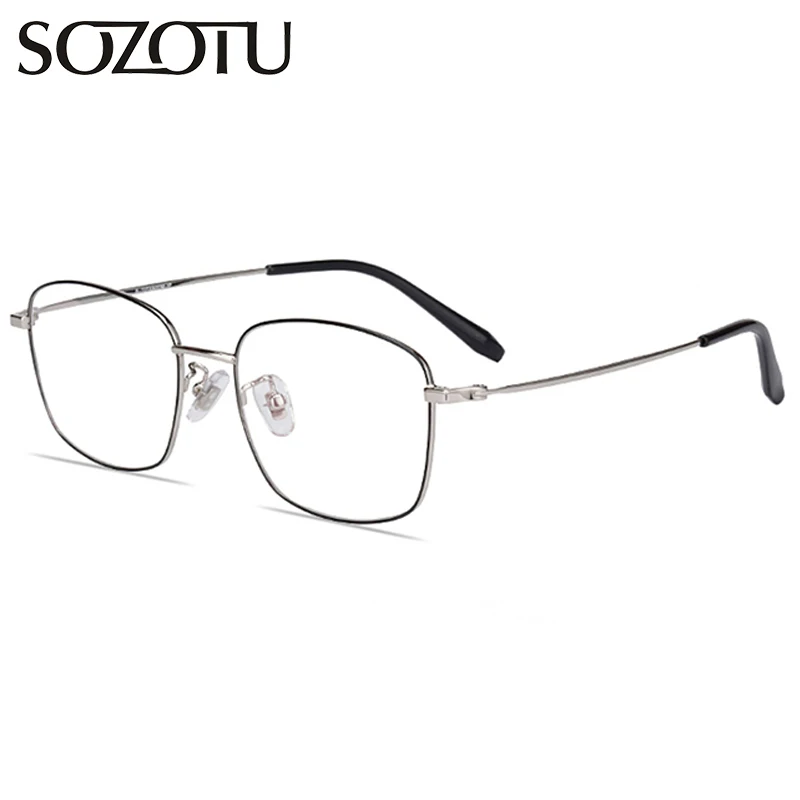 SOZOTU Titanium Optical Eyeglasses Frame Men Women Computer Glasses Myopia Spectacle Frame For Male Female Clear LensYQ605
SOZOTU Titanium Optical Eyeglasses Frame Men Women Computer Glasses Myopia Spectacle Frame For Male Female Clear LensYQ605