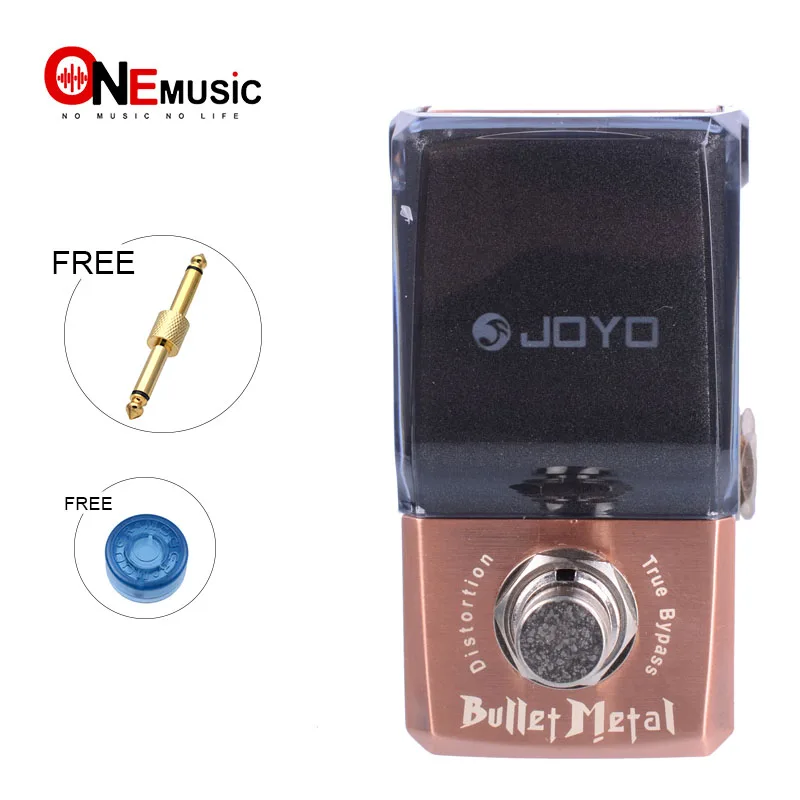 

Joyo JF-321 IRONMAN Mini Pedals Bullet Metal Dostortion Effect guitar Pedal with gold connector and MOOER knob