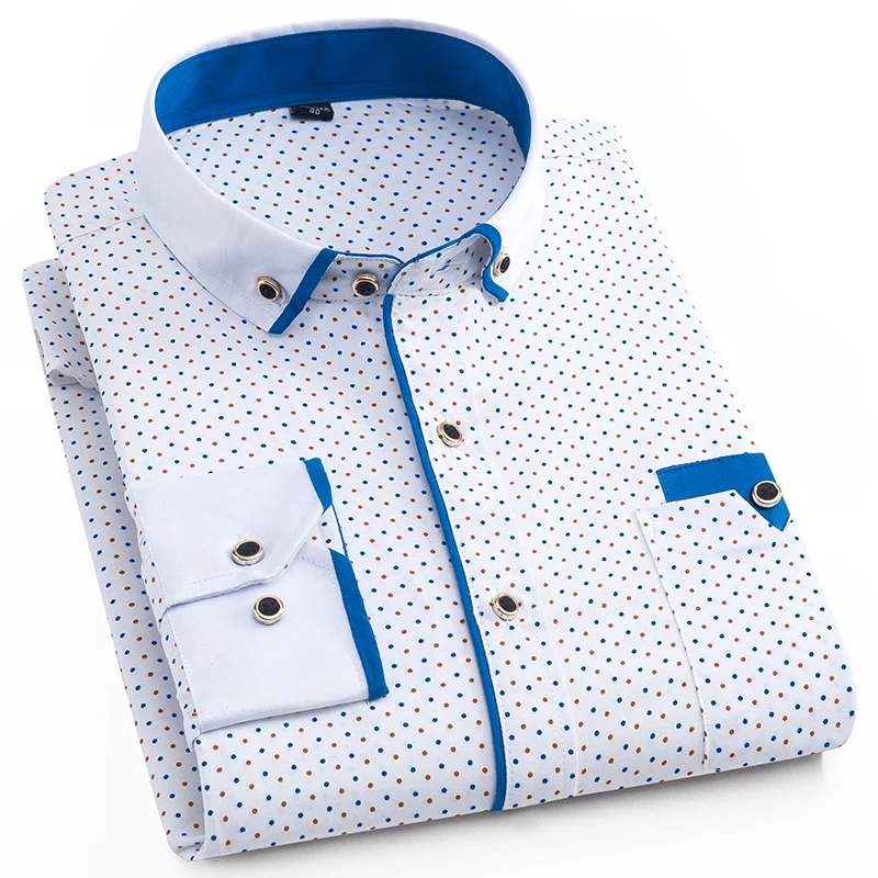 New Fashion business shirt high quality brand long sleeve spring and autumn casual shirts mens dress shirts Camisa Masculina
New Fashion business shirt high quality brand long sleeve spring and autumn casual shirts mens dress shirts Camisa Masculina