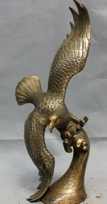 zhaorui488423+ + 18" Chinese Copper Bronze Folk Home Success Fly Bird Eagle Statue Art Sculpture
zhaorui488423+ + 18" Chinese Copper Bronze Folk Home Success Fly Bird Eagle Statue Art Sculpture