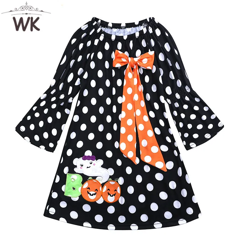 Toddler Dresses Girls Clothing Halloween Long Sleeve Baby Girls Dress dot bowknot Dress girls Costume for Kids Clothes Jq-289
Toddler Dresses Girls Clothing Halloween Long Sleeve Baby Girls Dress dot bowknot Dress girls Costume for Kids Clothes Jq-289