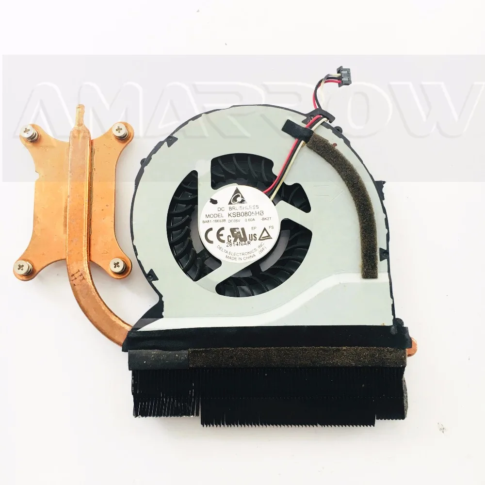 Original laptop heatsink cooling fan cpu cooler For SAMSUNG NP550P5C NP550P7C CPU heatsink Fan BA62-00766A
Original laptop heatsink cooling fan cpu cooler For SAMSUNG NP550P5C NP550P7C CPU heatsink Fan BA62-00766A