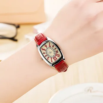 Rectangle design red watches women new fashion vintage pu leather quartz bracelet watch BGG popular brand ladies wristwatches
Rectangle design red watches women new fashion vintage pu leather quartz bracelet watch BGG popular brand ladies wristwatches