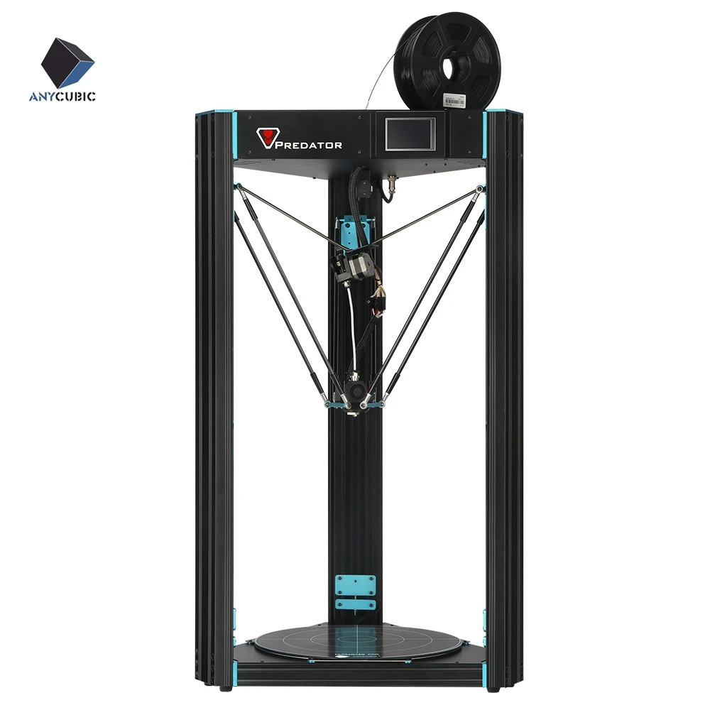 ANYCUBIC 3D Printer Predator Large Delta Pulley Plus Size Auto Leveling 370x370x455mm Solid Metal Construction 3D Printer Kit
ANYCUBIC 3D Printer Predator Large Delta Pulley Plus Size Auto Leveling 370x370x455mm Solid Metal Construction 3D Printer Kit