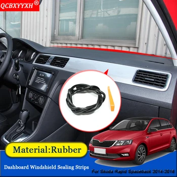 Car-styling Anti-Noise Soundproof Dustproof Dashboard Windshield Sealing Strips Accessories For Skoda Rapid Spaceback 2014-2018 
Car-styling Anti-Noise Soundproof Dustproof Dashboard Windshield Sealing Strips Accessories For Skoda Rapid Spaceback 2014-2018