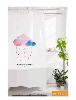 Cartoon Rain Cloud Printed Shower Curtain Waterproof Polyester Toilet Partition Curtain Bathroom Curtain with Hooks Home Decor
Cartoon Rain Cloud Printed Shower Curtain Waterproof Polyester Toilet Partition Curtain Bathroom Curtain with Hooks Home Decor