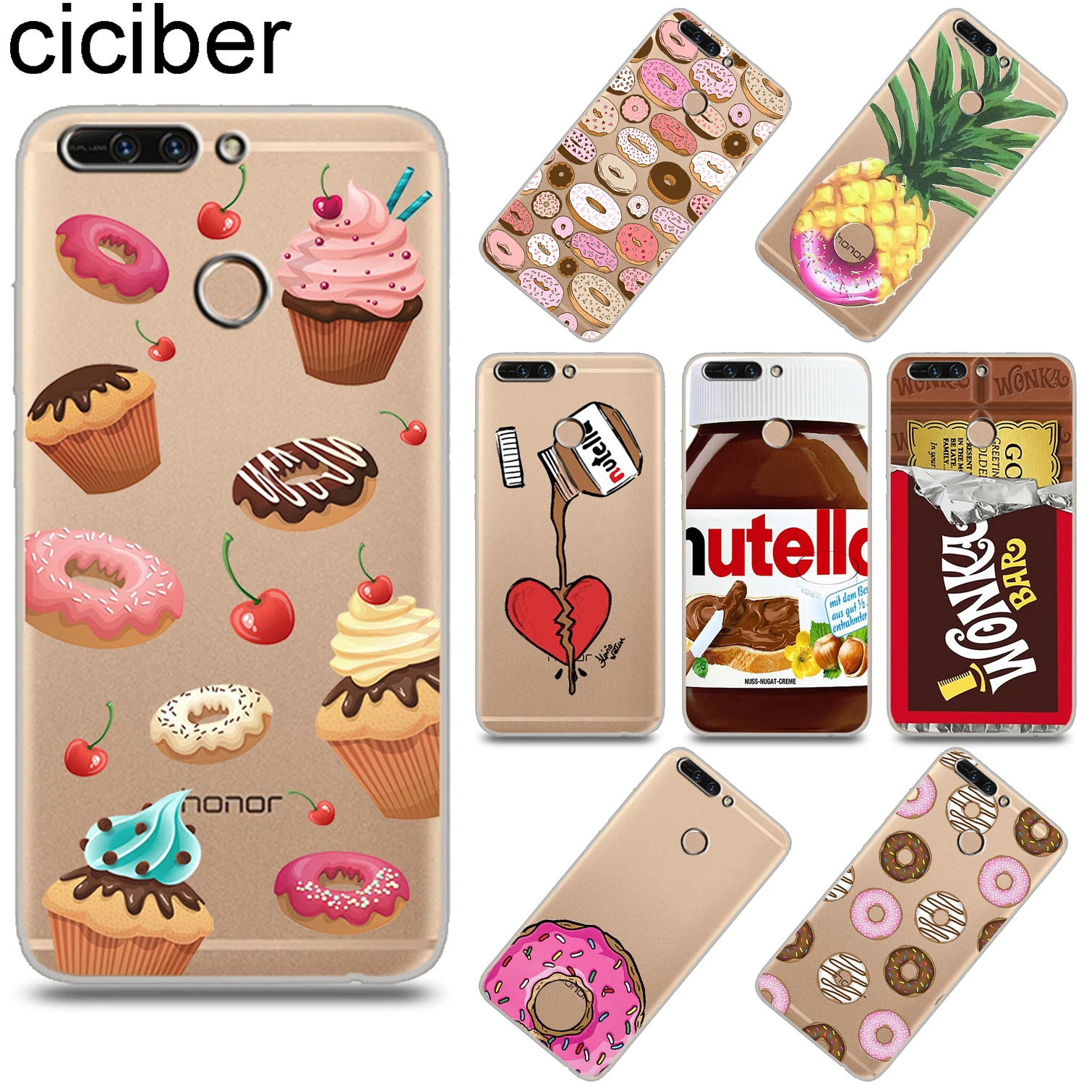 ciciber Food Chocolate Donut Cover for Honor 8X 7A Pro 8C 6X Soft Silicone Phone Case for Honor Note10 9 Lite Play V10 V9 Funda
ciciber Food Chocolate Donut Cover for Honor 8X 7A Pro 8C 6X Soft Silicone Phone Case for Honor Note10 9 Lite Play V10 V9 Funda