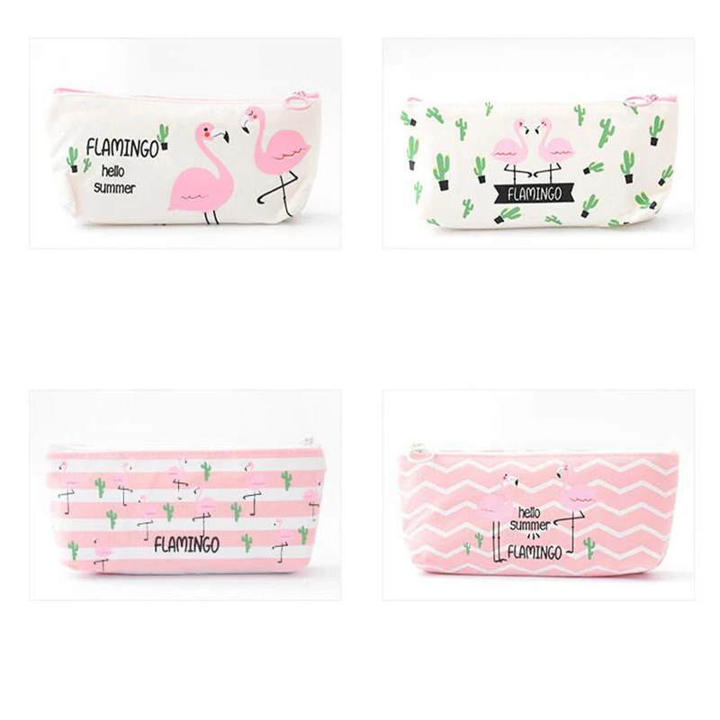 Cute Canvas Pen Bag Flamingo Cactus Inverted Trapezoidal Pencil Case Simple Small Fresh Zipper Large Capacity Stationery Bag
Cute Canvas Pen Bag Flamingo Cactus Inverted Trapezoidal Pencil Case Simple Small Fresh Zipper Large Capacity Stationery Bag
