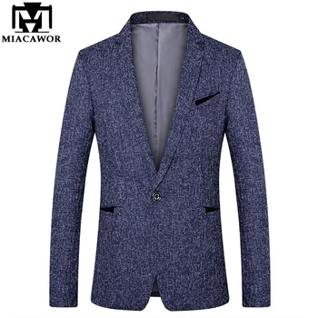 MIACAWOR New Casual Men Suit One Button Costume Homme Solid Color Classic Men Blazer Slim Fit Suit Jacket Plus Size 5XL J545
MIACAWOR New Casual Men Suit One Button Costume Homme Solid Color Classic Men Blazer Slim Fit Suit Jacket Plus Size 5XL J545