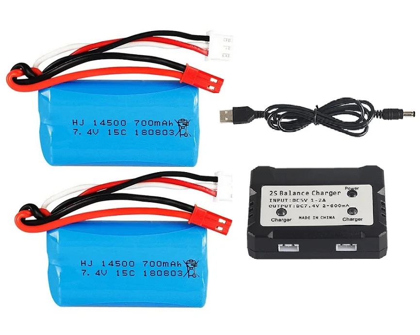 Ewellsold 7.4V 700mAh high-rate Lipo battery/USB charger For FT007 Remote control boat speedboat F1 Remote control aircraft
Ewellsold 7.4V 700mAh high-rate Lipo battery/USB charger For FT007 Remote control boat speedboat F1 Remote control aircraft