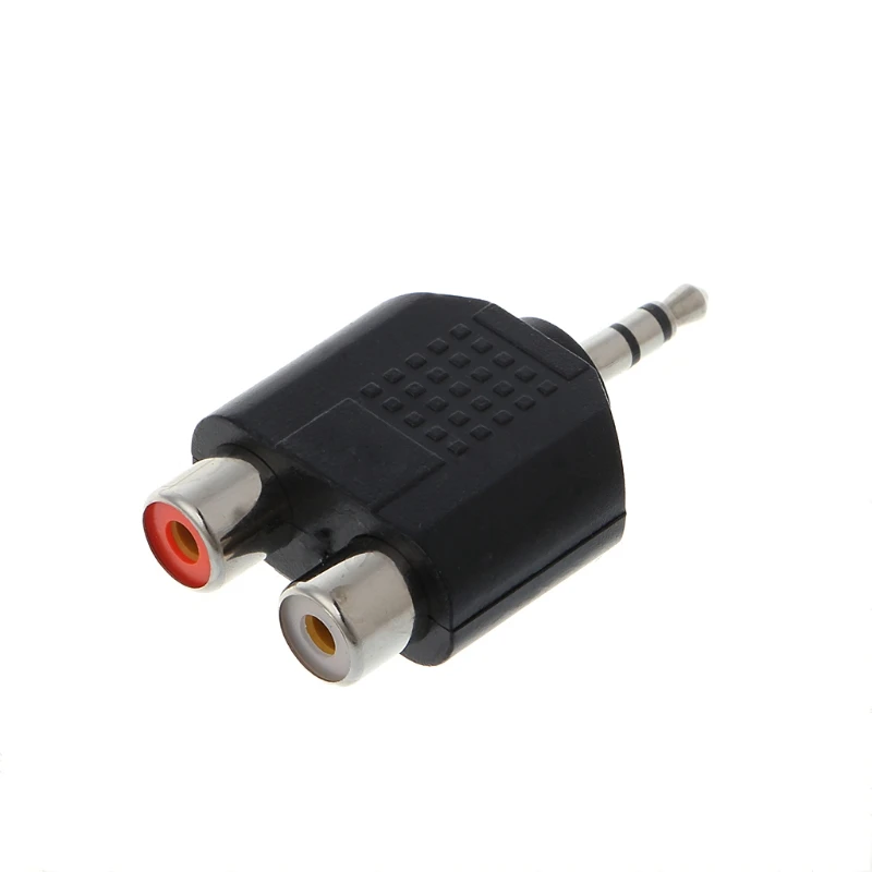 Gold Plated 3.5mm Stereo Audio Male Plug to 2 RCA female Jack Y Splitter Adapter Connector
Gold Plated 3.5mm Stereo Audio Male Plug to 2 RCA female Jack Y Splitter Adapter Connector
