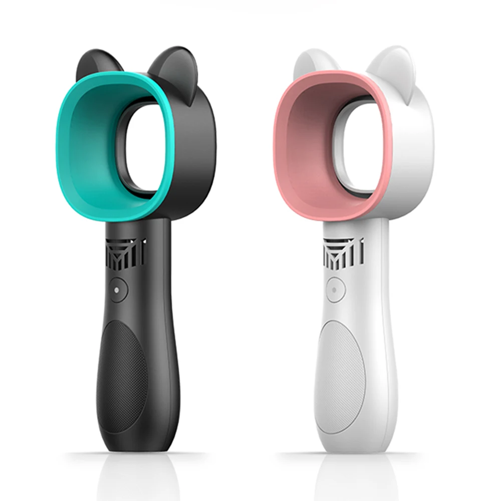 USB Charging Portable Handheld Mini Cooler Leafless Fan Summer Desk Table Cooling Fans 3 Fan Speed Rating Air Conditioner
USB Charging Portable Handheld Mini Cooler Leafless Fan Summer Desk Table Cooling Fans 3 Fan Speed Rating Air Conditioner