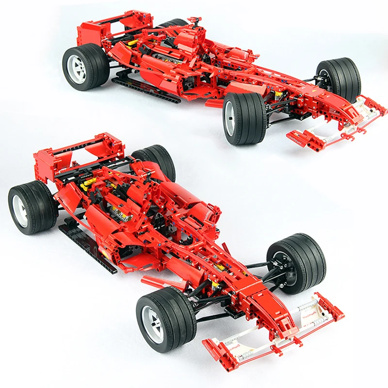 1242 шт. супер F1 гоночный автомобиль 1:8 модель строительные блоки наборы Обучающие